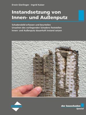 cover image of der bauschaden Spezial Instandsetzung von Innen- und Außenputz